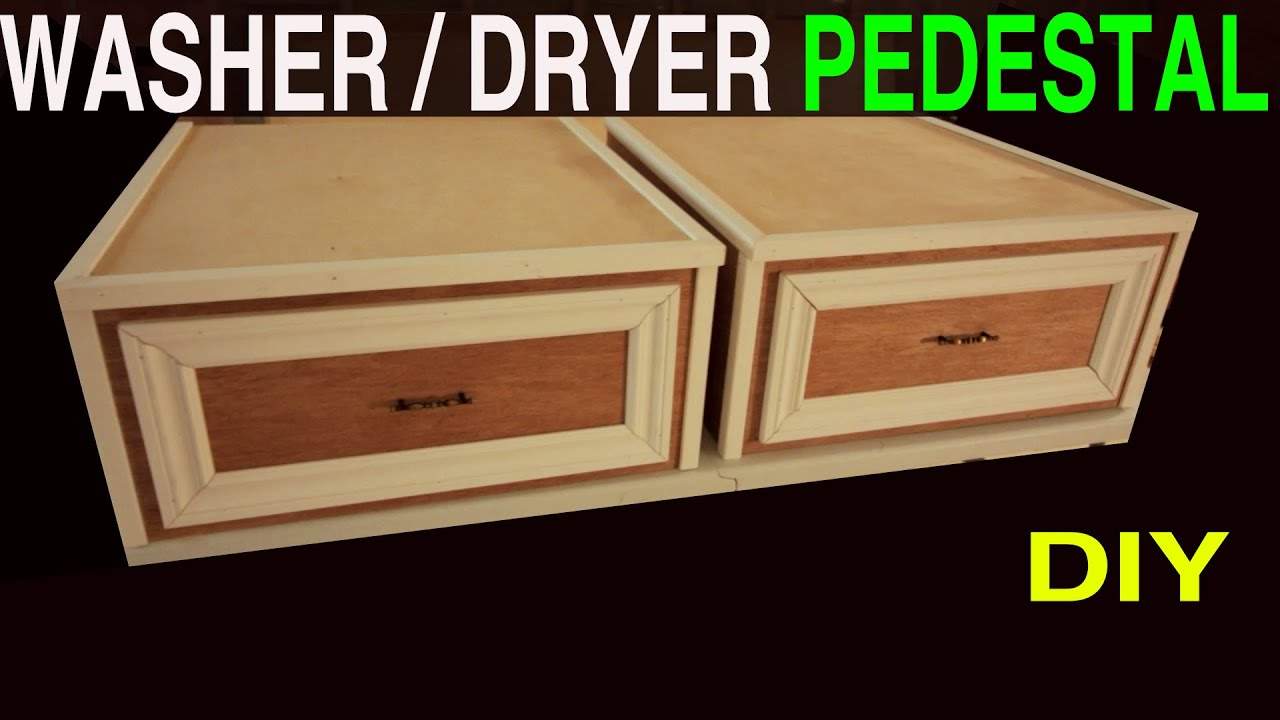 How to build Washer and Dryer Pedestals DIY | Cheaper than buying