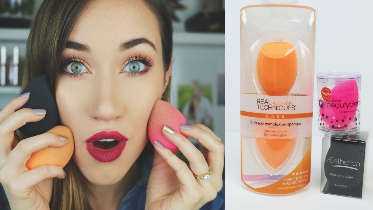 BEAUTY BLENDER VS REAL TECHNIQUES + BEAUTY BLENDER DUPE?! | ALLIE G BEAUTY