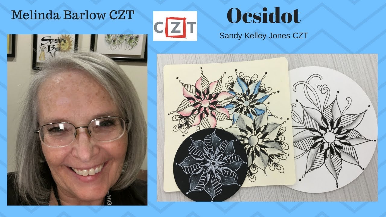 Tangle Art Lesson Ocsidot tangle pattern #338