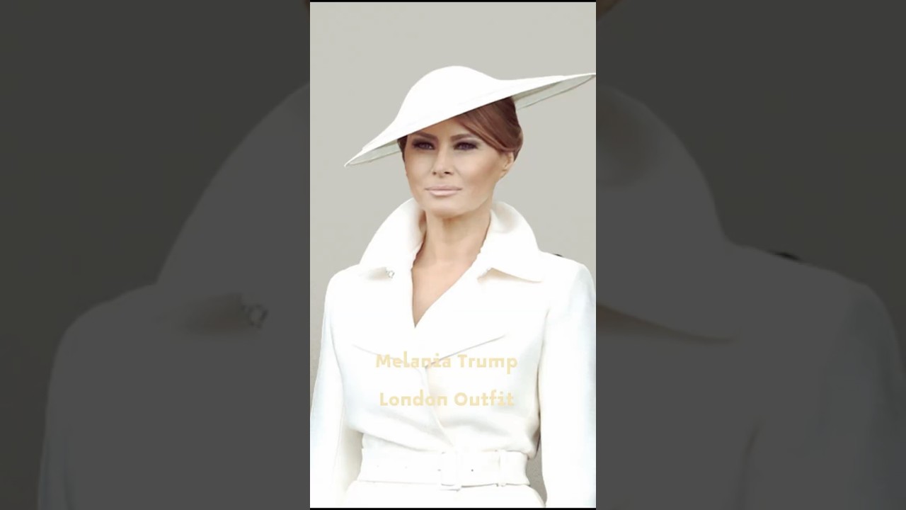 Melania and Trump's London Trip: Elegant and Regal Outfits. 