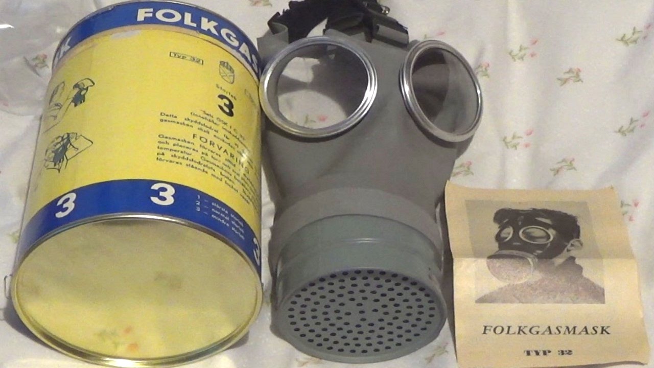 Swedish Type 32 Gas Mask