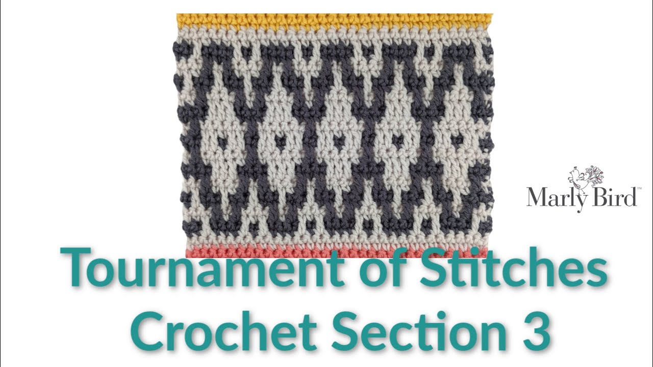 Tournament of Stitches Crochet Section 3  ||  Right Handed