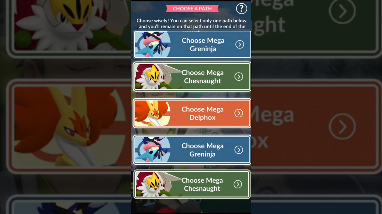 Choose A Path For✨️Mega Kalos Starter🤔in Pokemon Go