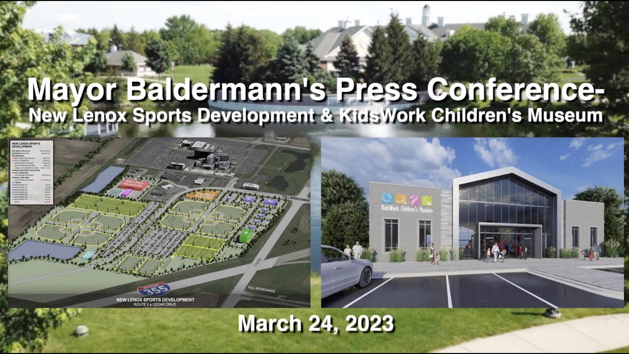 Press Conference - New Lenox Sports Development & KidsWork Children's Museum