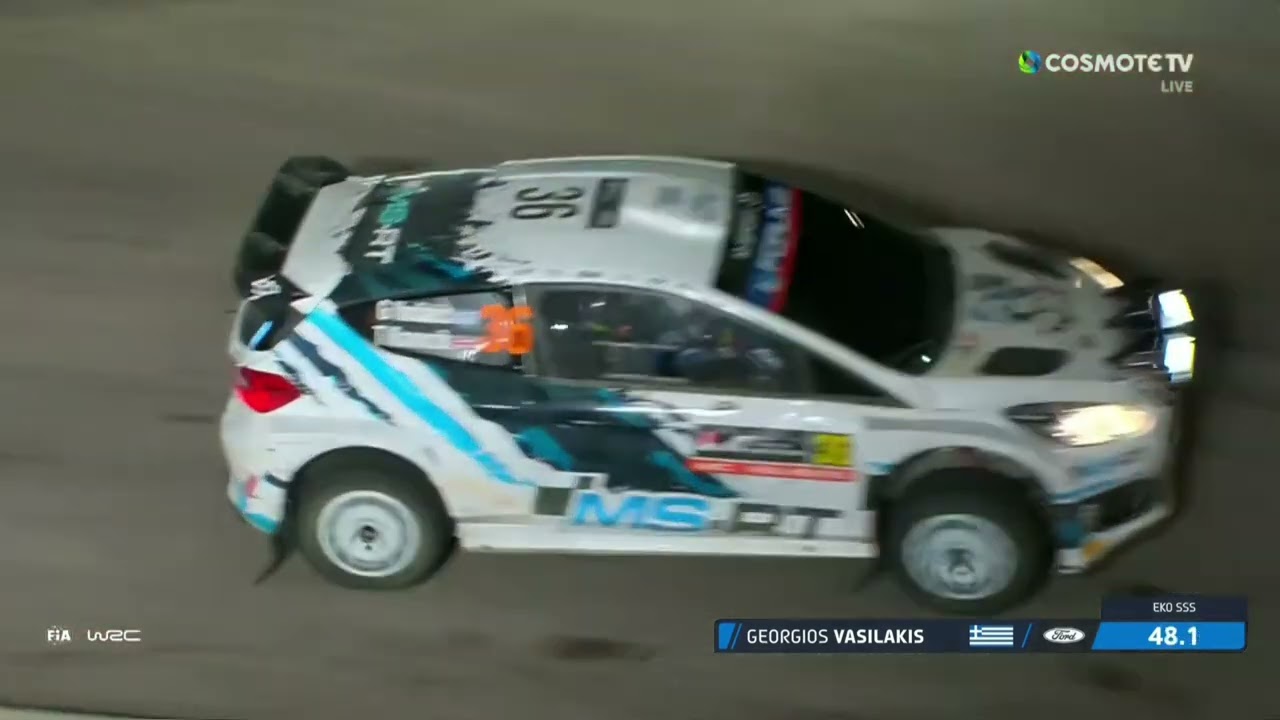 2024 WRC - EKO Acropolis Rally | SSS / SS12 Vasilakis - Krawszik Run