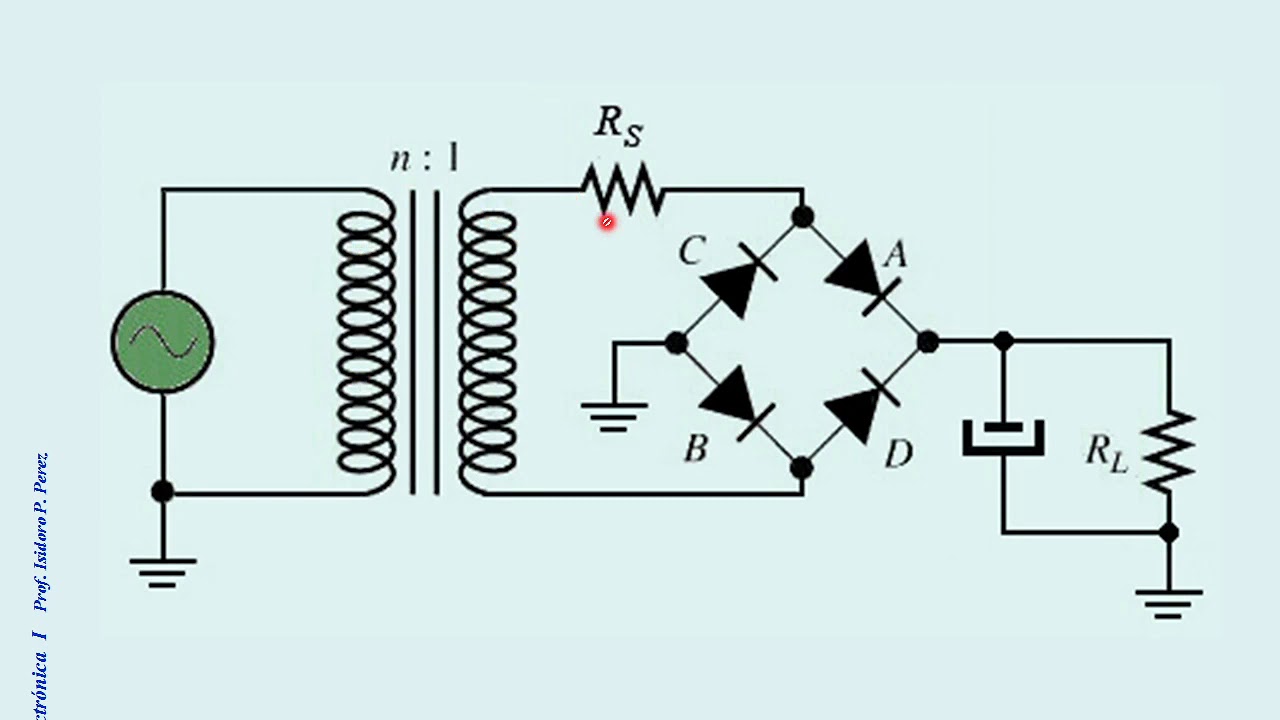 Cómo se calcula el capacitor y diodos de una fuente de alimentación - Electrónica 1 - Clase 6