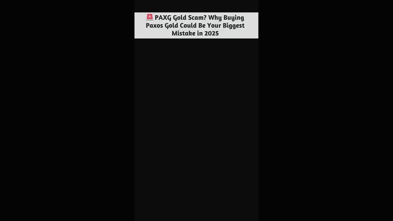 PAXG Gold Buy or Not? | Gold Price Analysis & Investment Outlook 2025 