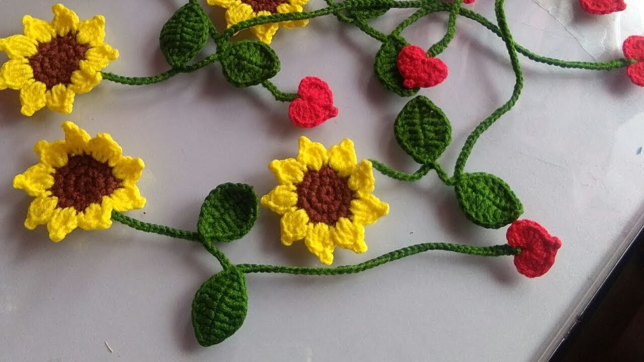 Crochet bookMark ~ Toturial mengait penanda buku