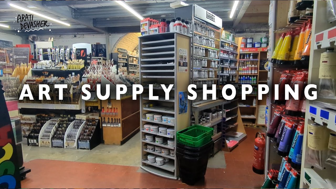 JACKSON'S ART in Fulham, London: art shop tour and mini art haul!