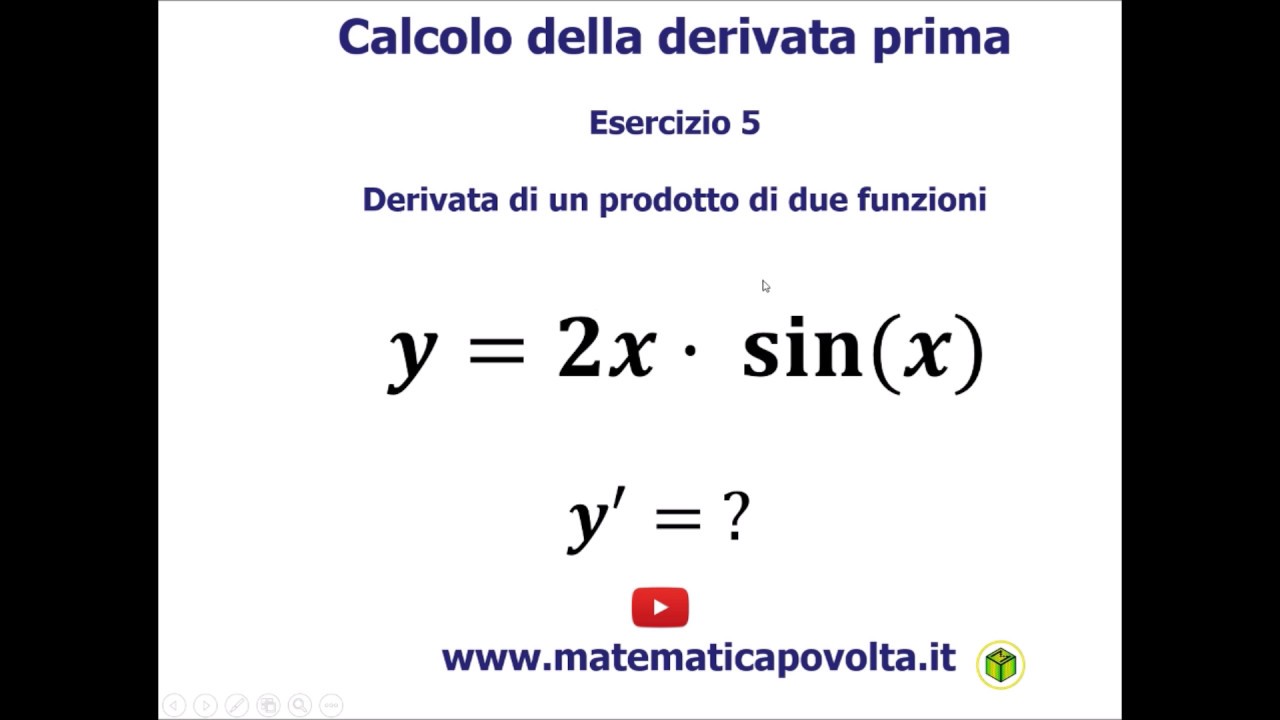 Derivata di un Prodotto (esercizio 5)