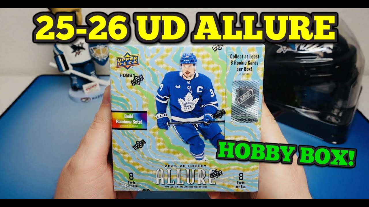 NOVINKA! 🔥25-26 Upper Deck ALLURE Hobby Box! Hokejové karty NHL! Unboxing!