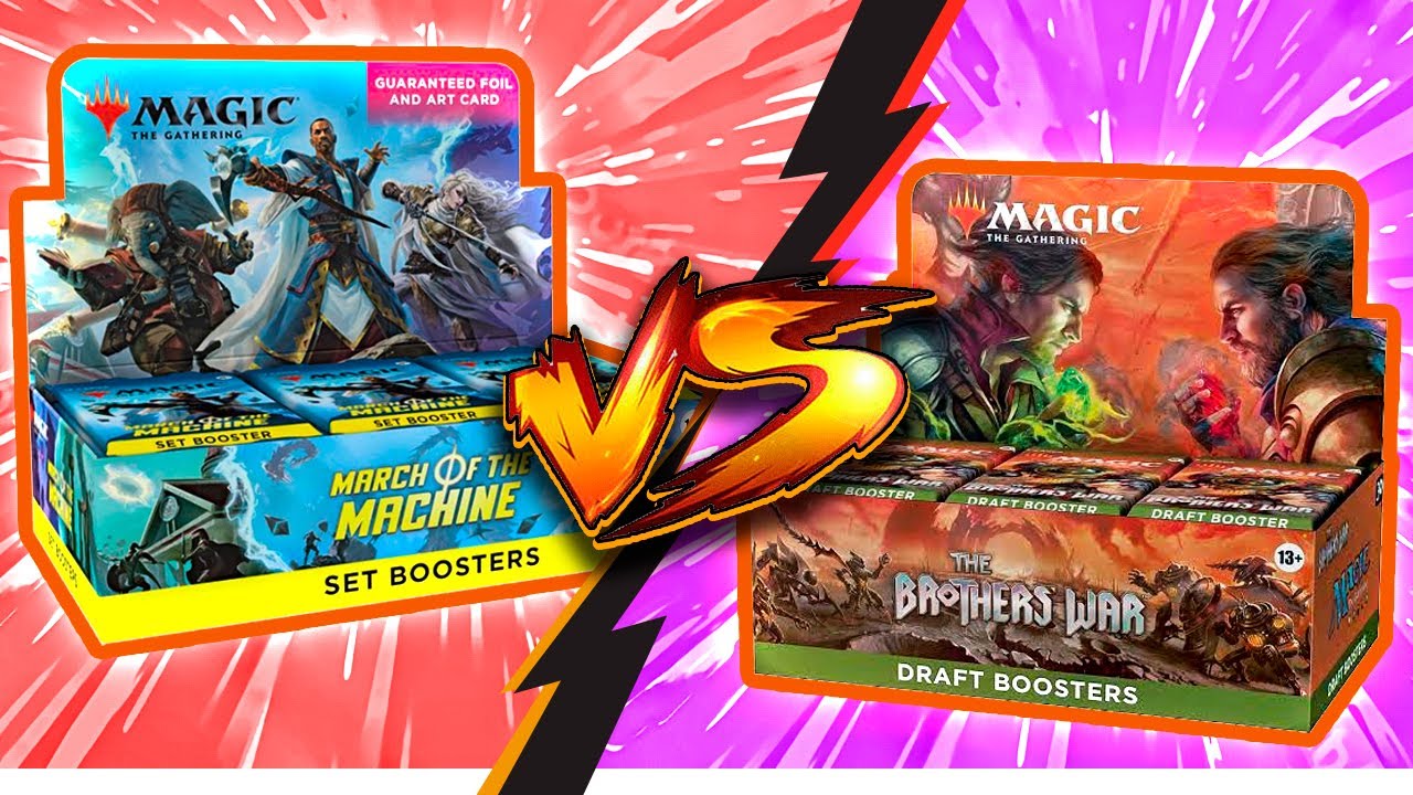 SET BOOSTER VS DRAFT BOOSTER CUAL ES MEJOR? MTG
