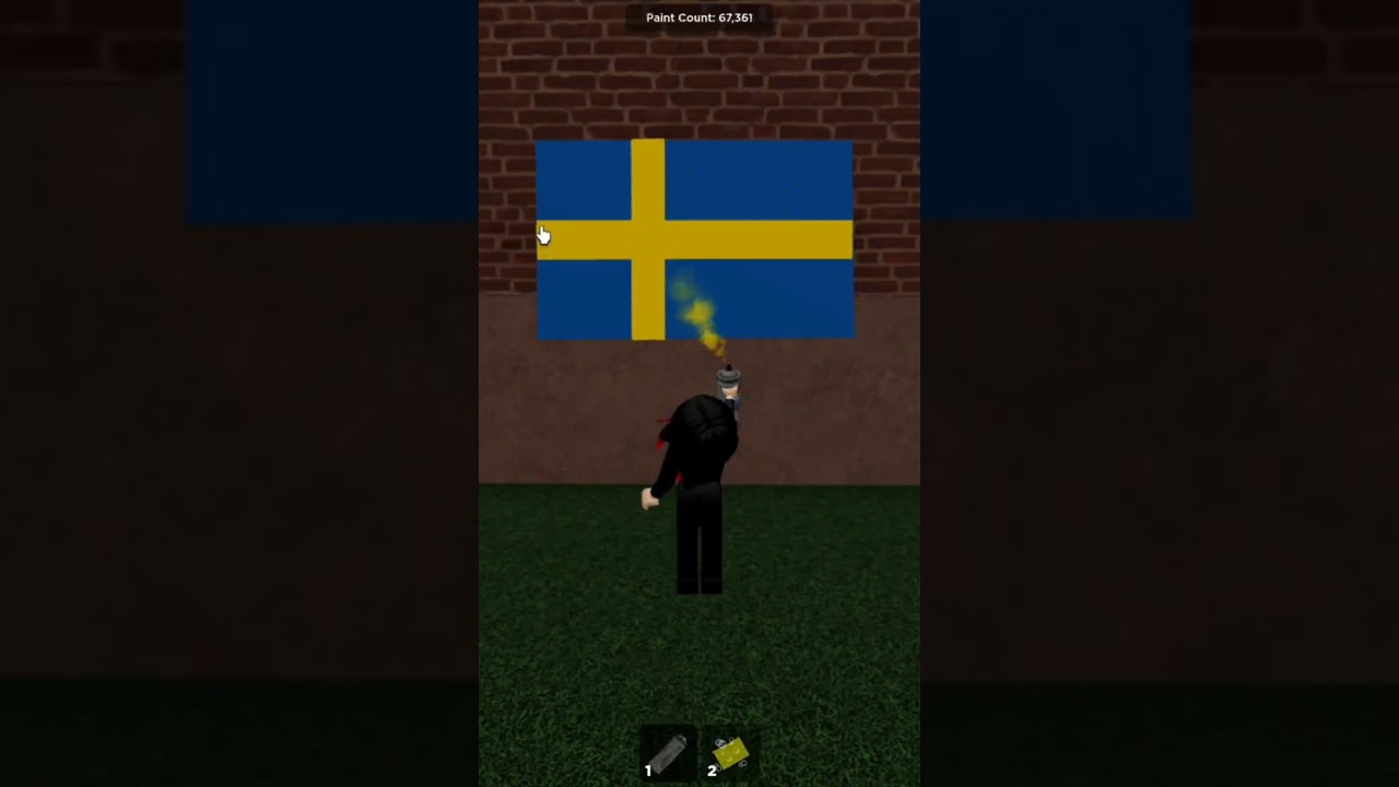 RITAR SVERIGES 🇸🇪 FLAGGA & KOMMER TILLBAKA SENARE #roblox #sweden