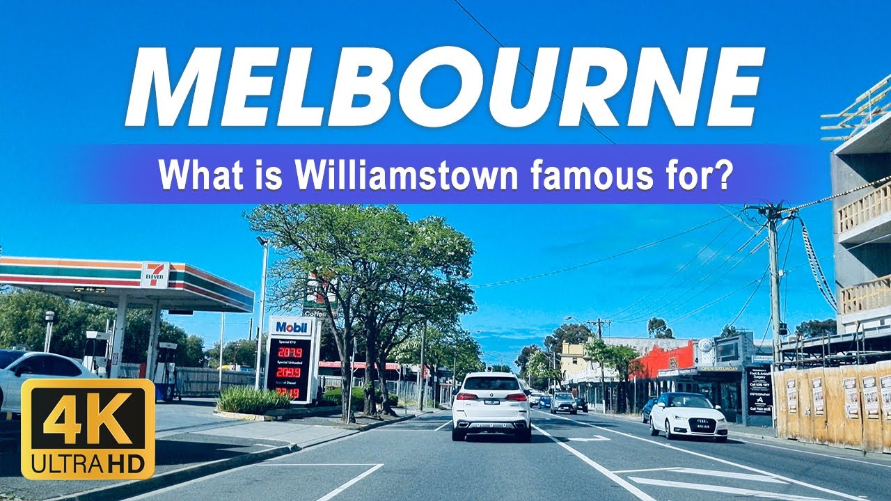 What is Williamstown, Victoria famous for? | Drive-through Docklands - Williamstown | Melbourne | 4K