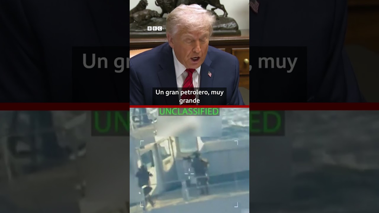 EE.UU. intercepta y confisca un buque petrolero frente a las costas de Venezuela #shorts