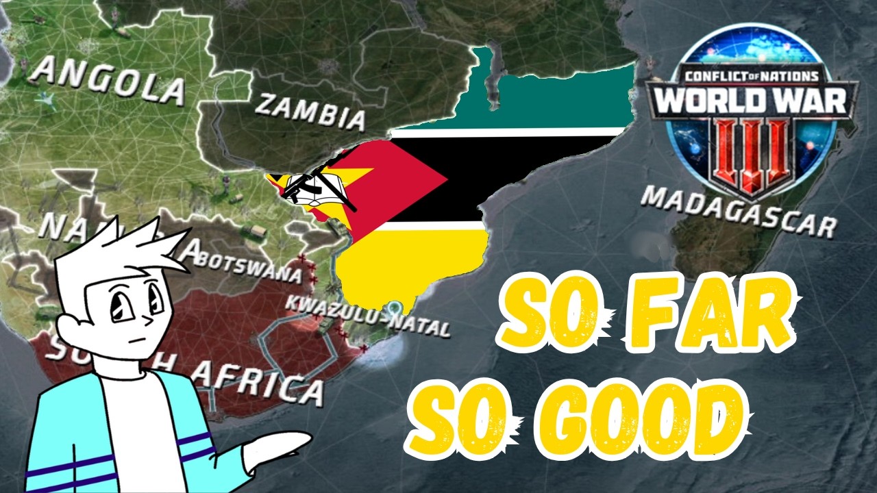 Securing Territory Before the Mid Game | Mozambique in CON WW3
