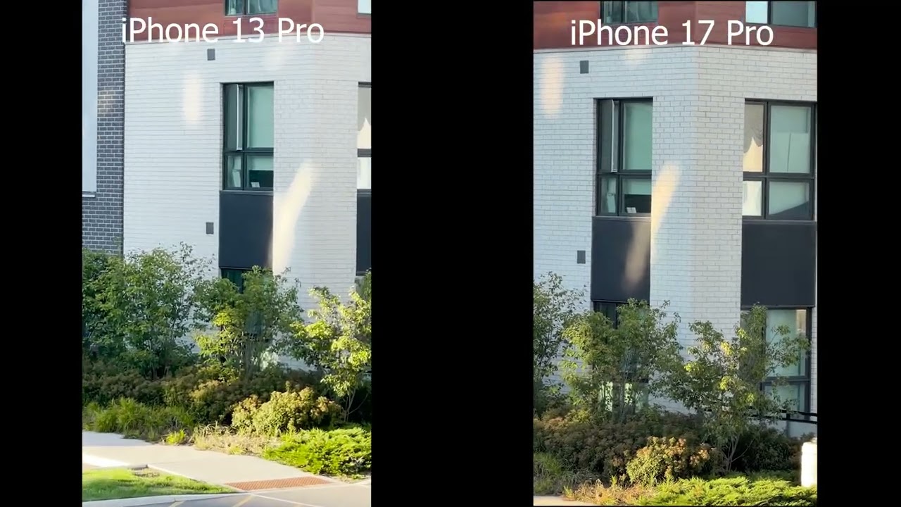 iPhone 17 Pro vs iPhone 13 Pro Camera zoom test