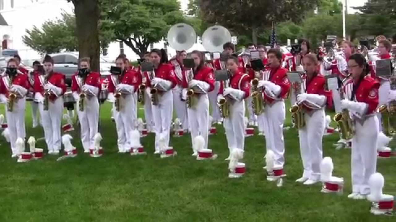 2014-05-26 WHS Marching Band plays 
