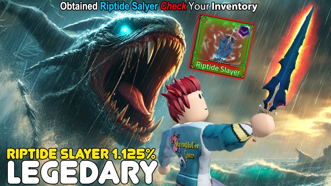 HÀNH TRÌNH TIÊU DIỆT BẠO CHÚA VỰC SÂU LẤY KIẾM HUYỀN THOẠI RIPTIDE SLAYER 1.125% KING LEGACY