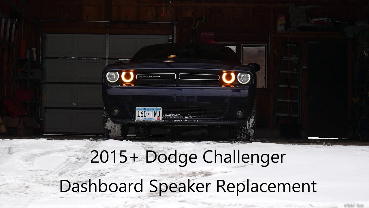 2015+ Dodge Challenger Dash Speaker Upgrade