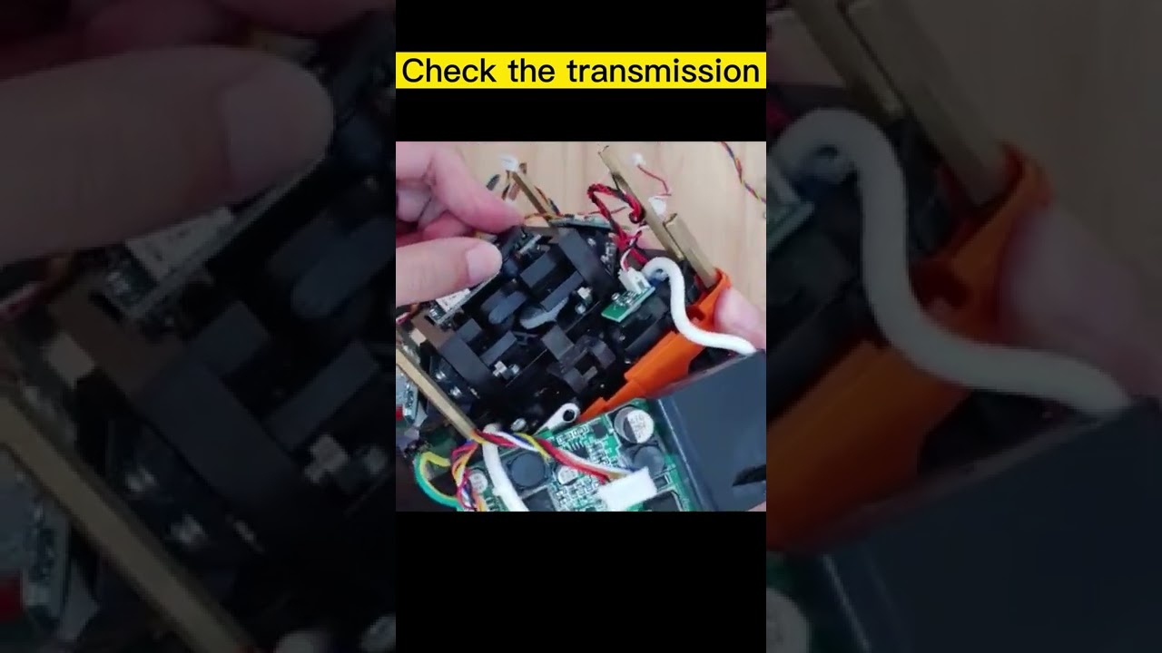 Align motor and sensor and transmission check