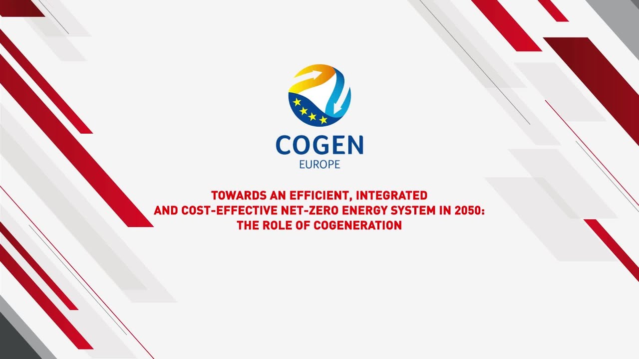 The role of CHP towards a net-zero energy system by 2050 - COGEN Europe & Artely study