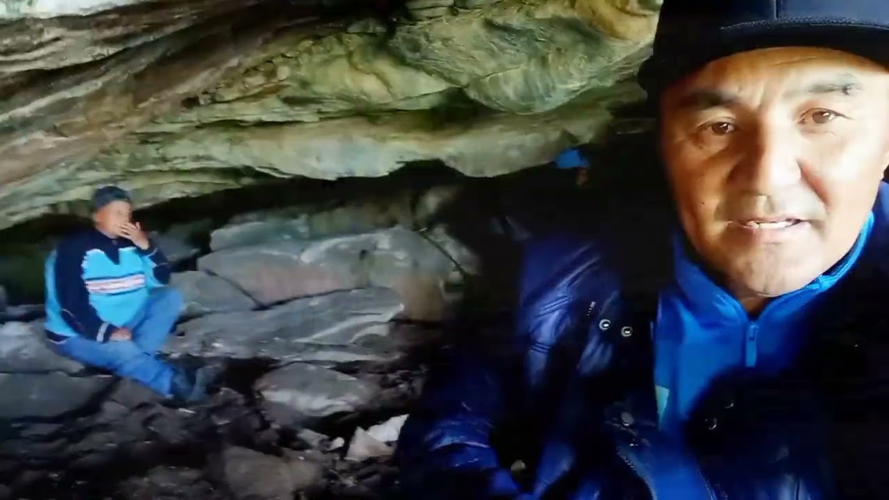 Еңлік Кебек тығылған нақты үңгір.  Тек жаяу барасыз. Атпен бару мүмкін емес.