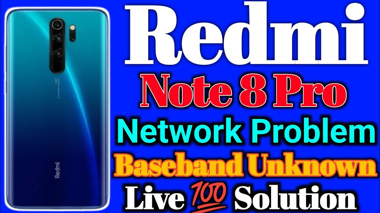 How To fix Network Problem Redmi Note 8 Pro // redmi note 8 pro network problem |redmi note 8 pro 4g