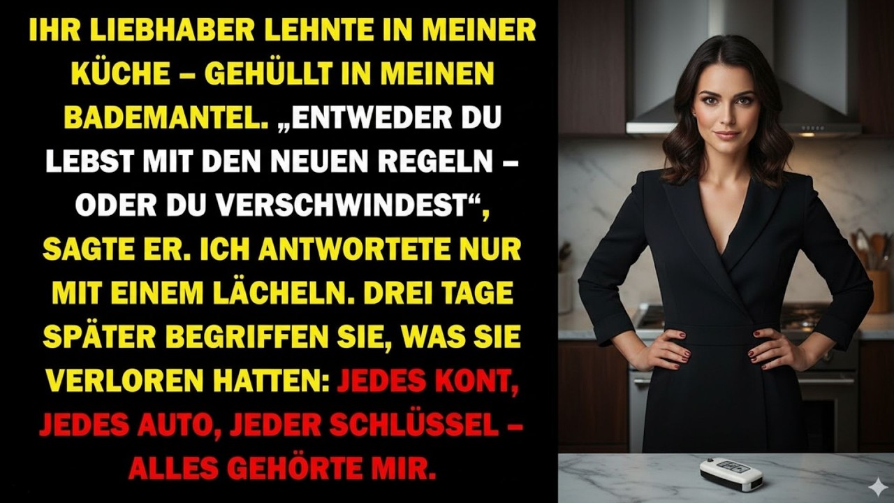 🌹IHR LIEBHABER SAß IN MEINER KÜCHE IN MEINEM BADEMANTEL  72 STUNDEN SPÄTER GEHÖRTE IHNEN NICHTS MEH