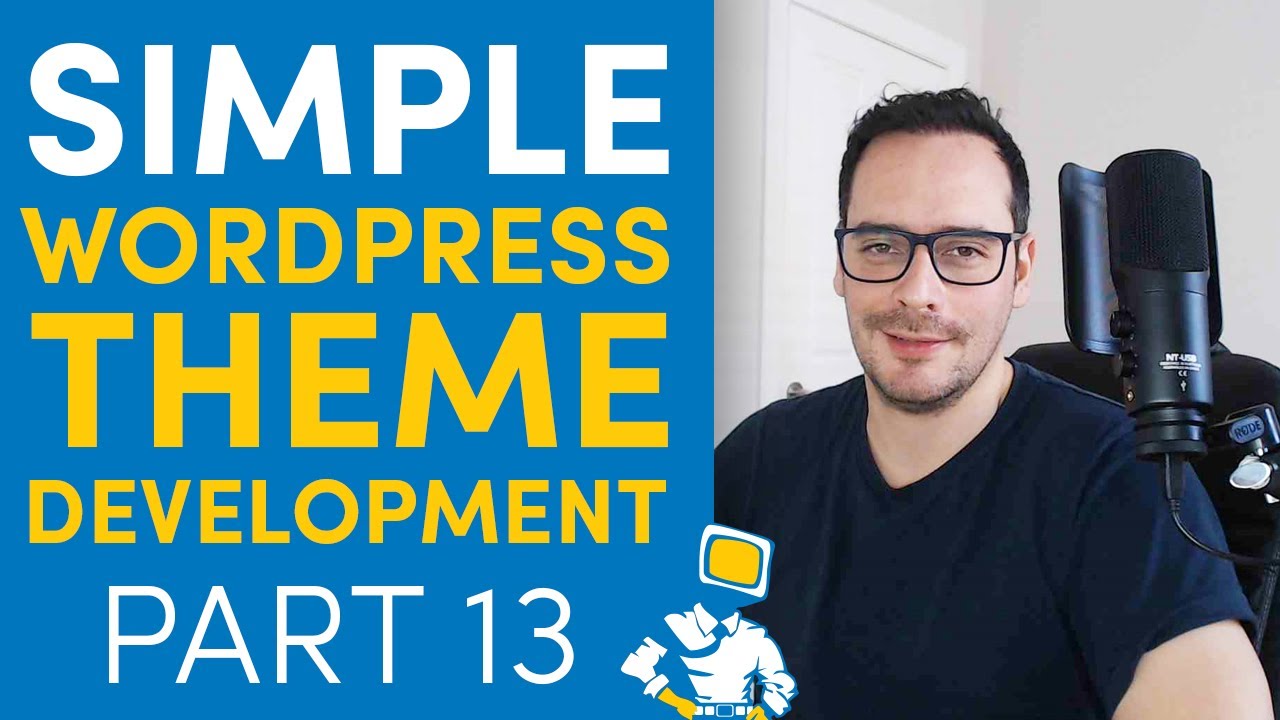 WordPress Theme Development From Scratch - 13. Using Bootstrap Nav Menu in WordPress (2020)