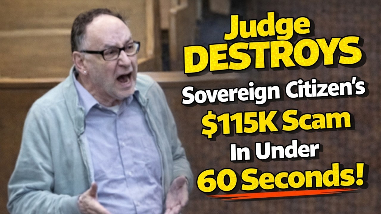 Судья РАЗОБЛАЧИЛ аферу компании Sovereign Citizen на сумму 115 000 долларов менее чем за 60 секунд!