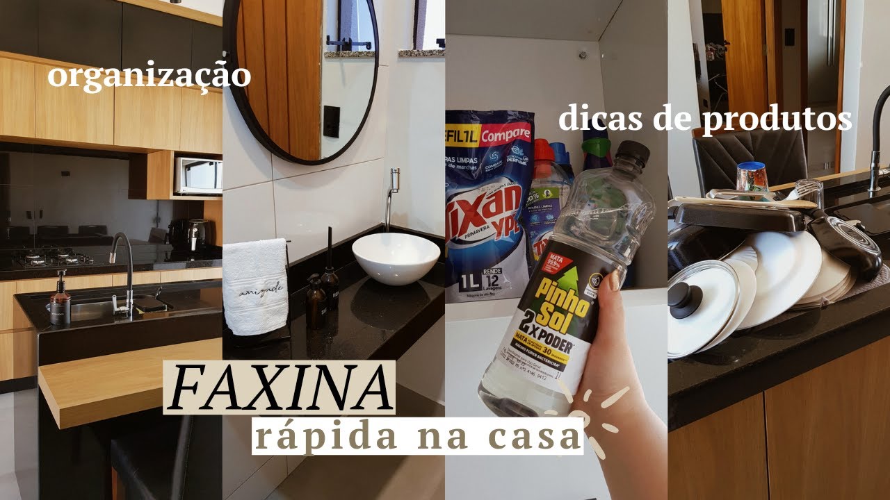 FAXINA RÁPIDA NA CASA *dicas de produtos, limpeza e organização prática* | Amanda Paduan