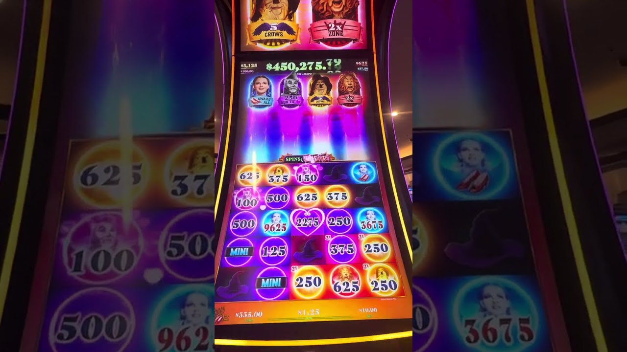 Super Rare Handpay First on YouTube! New Wizard of OZ slot feature with Glinda!