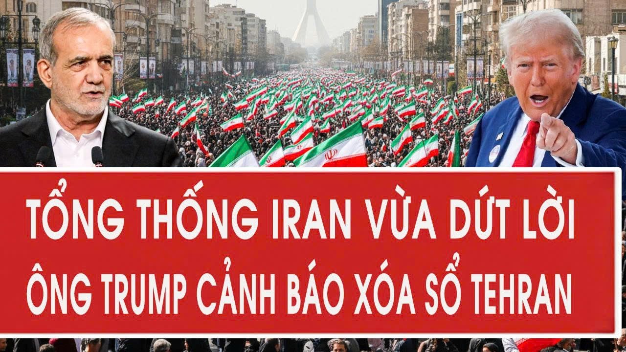 Tổng thống Iran vừa dứt lời, ông Trump cảnh báo xóa sổ Tehran