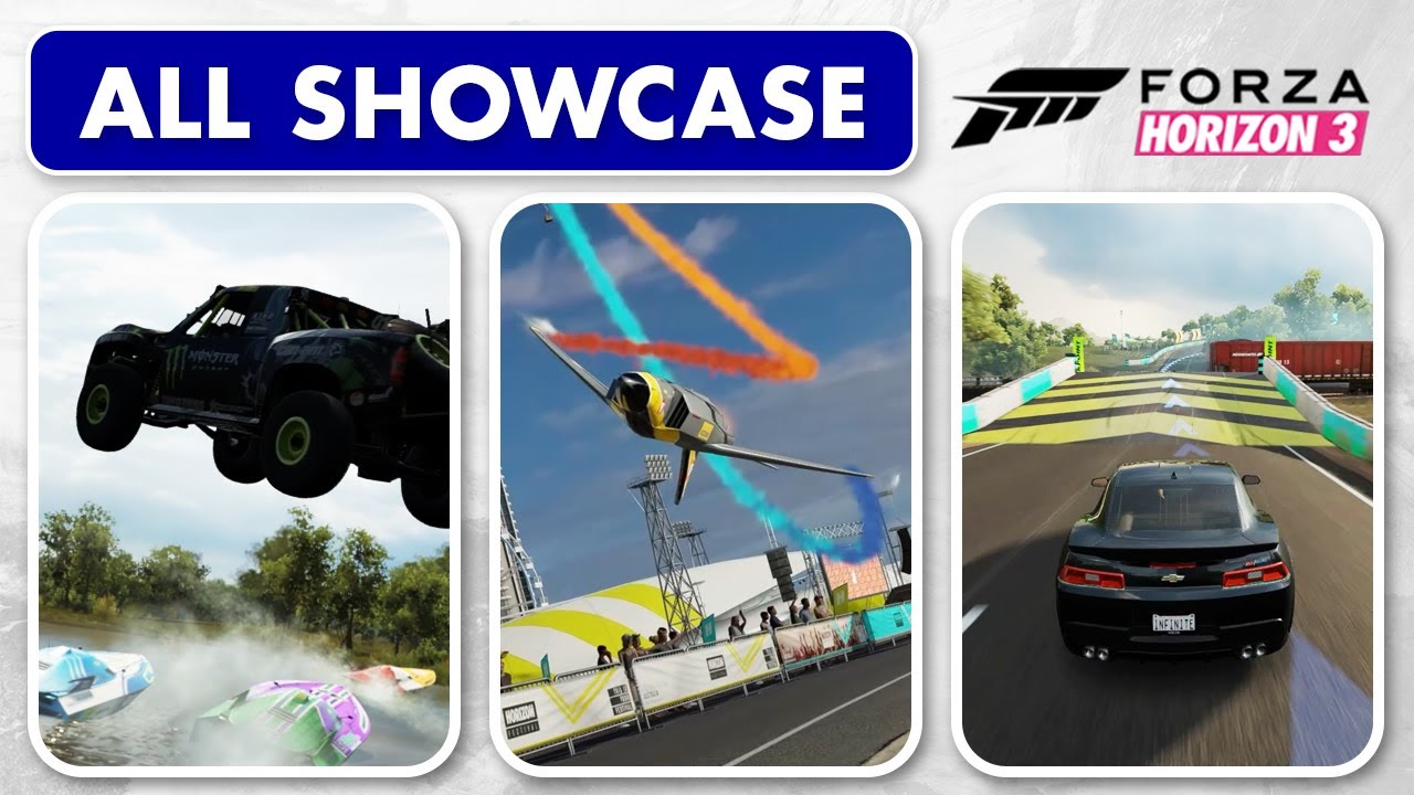 Forza Horizon 3 | All Showcase Events