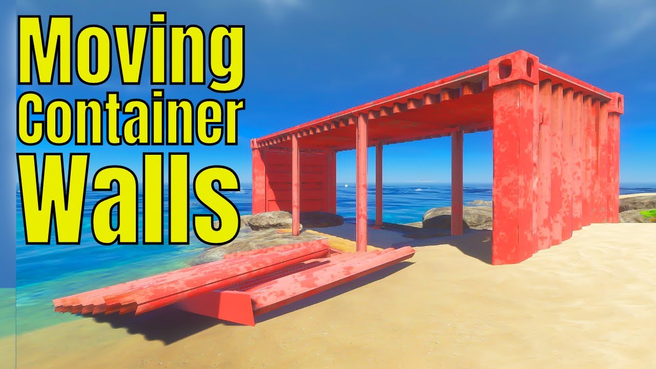 Как транспортировать стенки контейнеров | Stranded Deep 2023