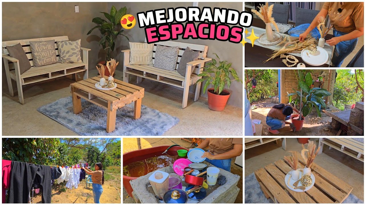 Puse PLANTAS y DECORACIONES en Mi SALA 😍 |Loche 🍱 + Lavado 🫧