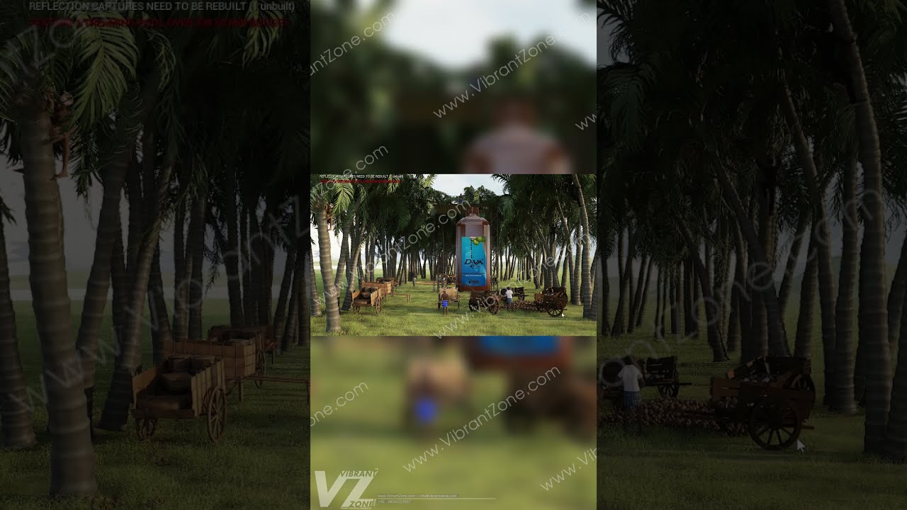 D Va Coconut Farm #vibrantzone #3d #animation #interior #archviz #unrealengine #Farm #farmer #oil