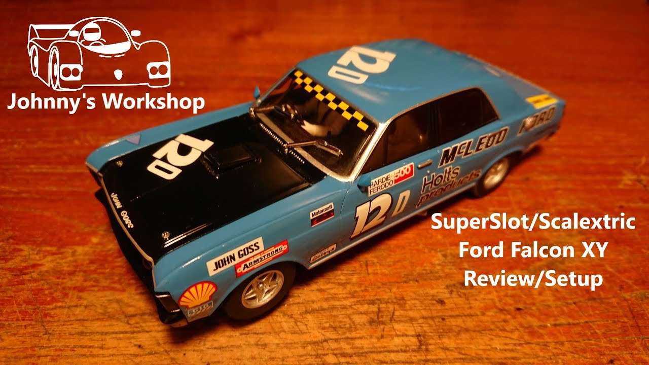 Scalextric/Superslot Ford Falcon XY - Review, Digital Magless Setup - 4K