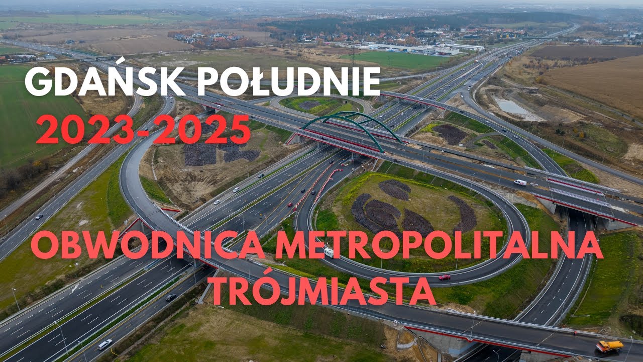 Obwodnica Metropolitalna Trójmiasta - Gdańsk Południe 2023-2025 | historia budowy | progress video