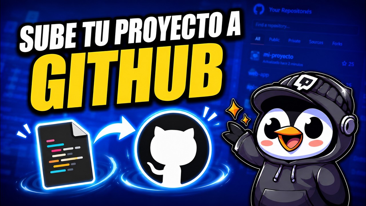 CÓMO SUBIR TU PROYECTO DE PROGRAMACIÓN A GITHUB | TUTORIAL GIT/GITHUB | RADUDEV