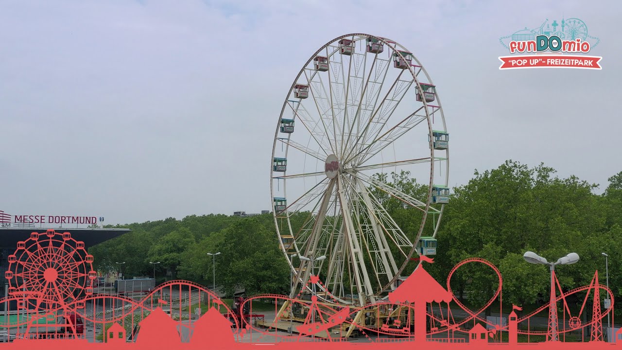 Der Aufbau geht weiter ! (FunDOmio der Freizeitpark Dortmund)