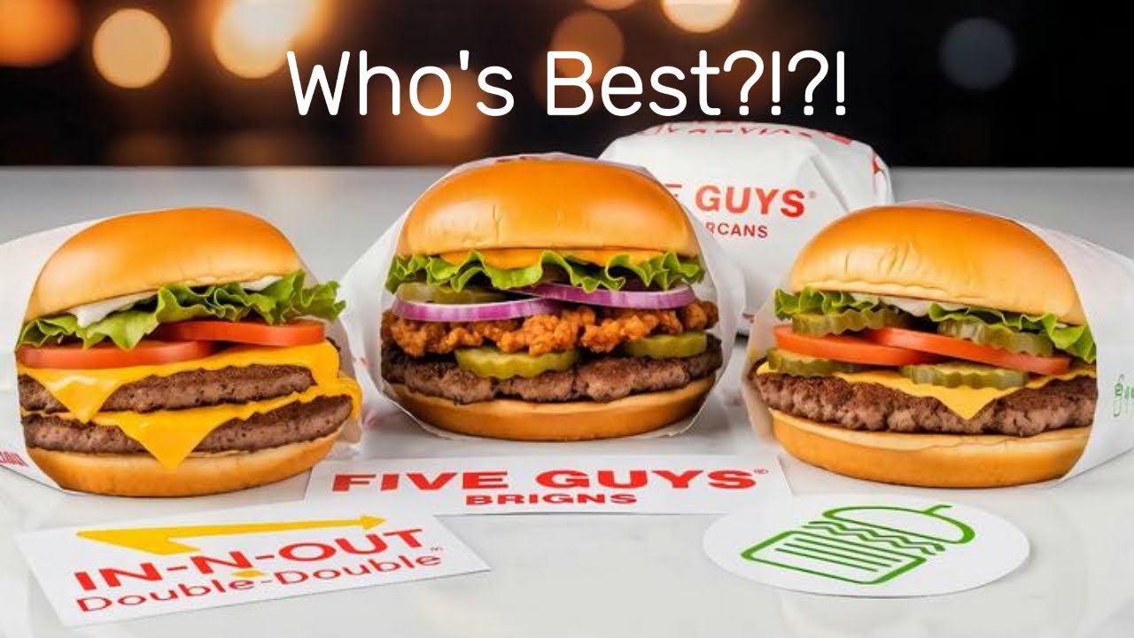 🍔 In-N-Out vs. Five Guys vs. Shake Shack &ndash; The Ultimate Burger Showdown!