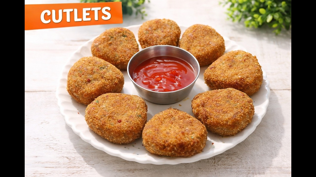Crispy Cutlets at Home 👑| સરળ Gujarati Recipe👨‍🍳👨‍🍳