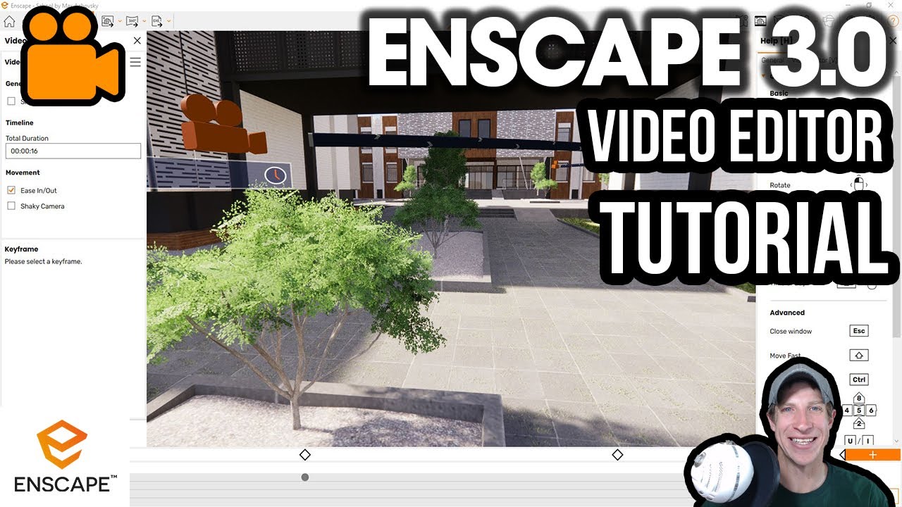 Как создавать визуализированные анимации в видеоредакторе Enscape!