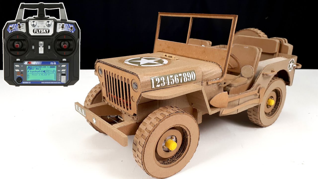 How to make RC Willys Jeep | US Military Vehicles