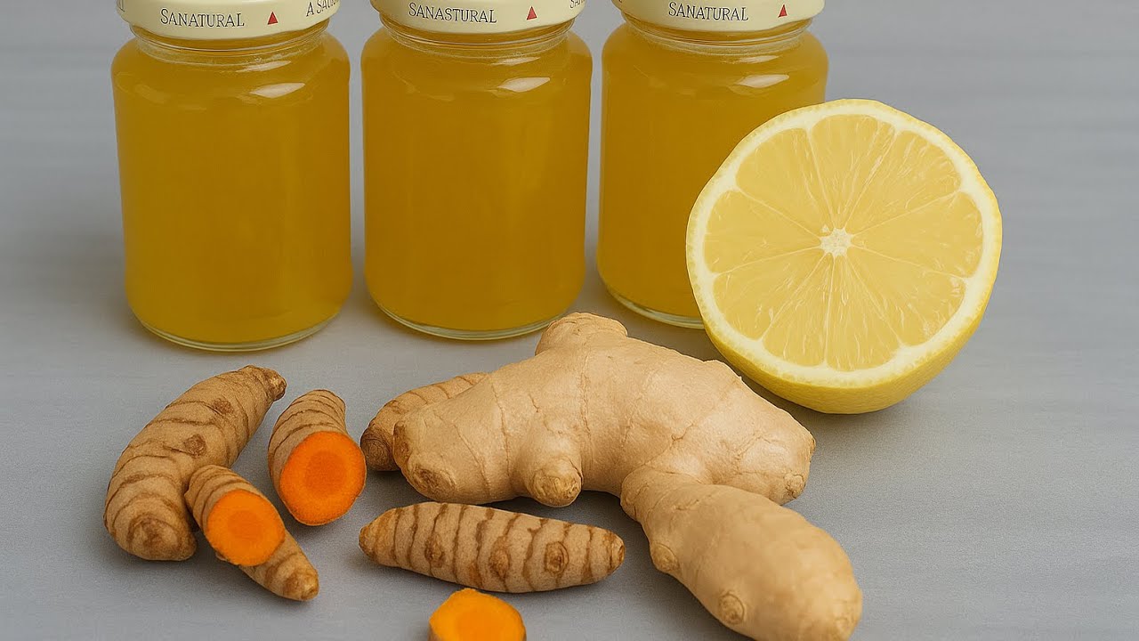 Syrop na kaszel i przeziębienie z imbiru miodu i cytryny