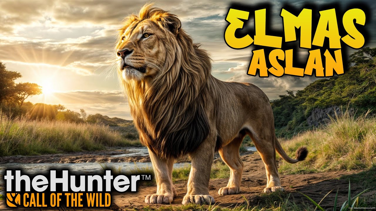 ELMAS SEVİYE NADİR KÜRKLÜ ASLAN AVLADIM | theHunter: Call of the Wild