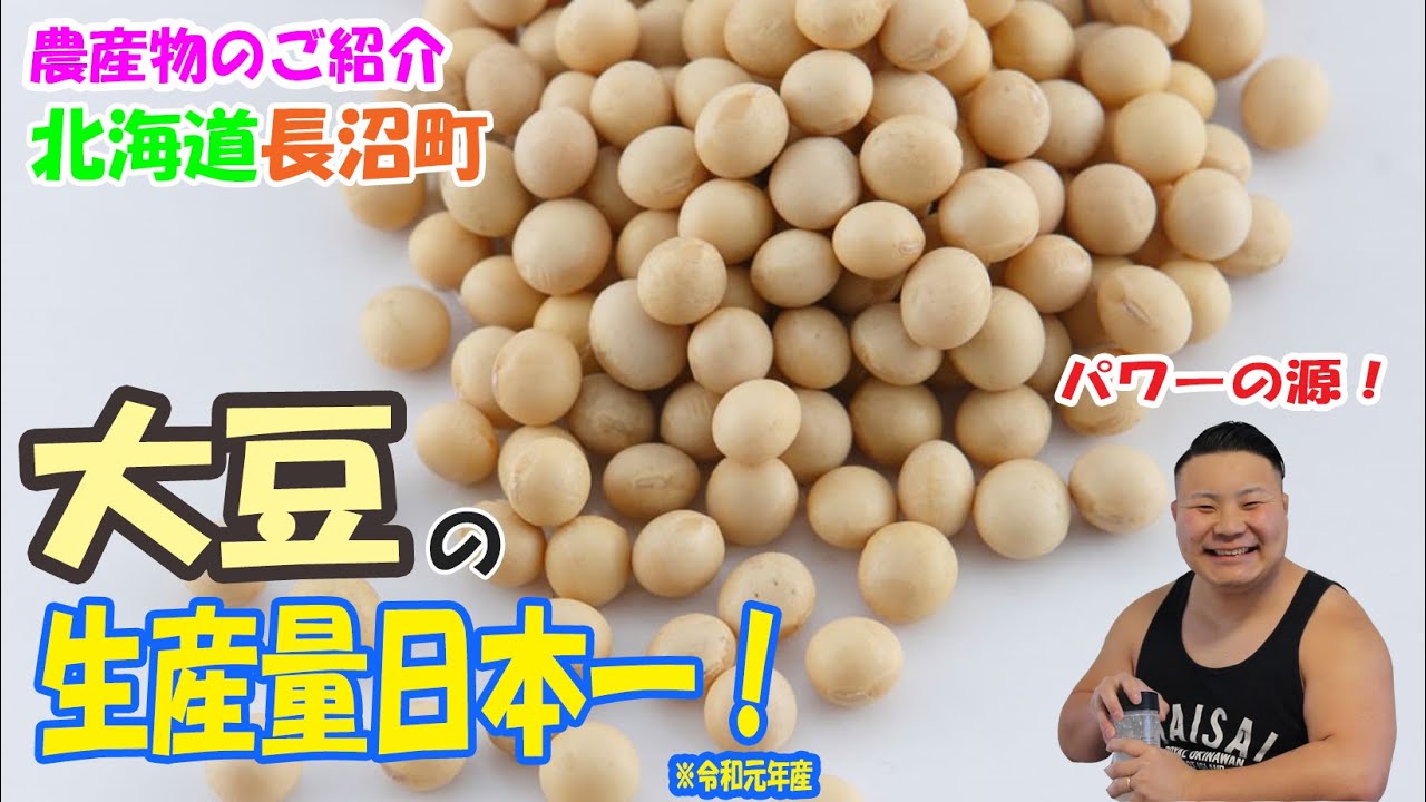 長沼町の農産物のご紹介～大豆～