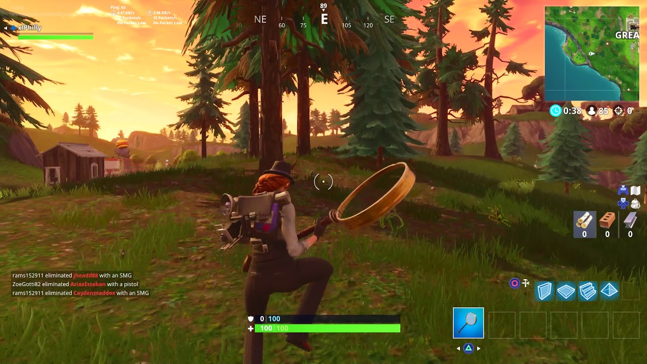 *NEW* MAGNIFYING AXE FORTNITE PICKAXE SOUND EFFECTS AND GAMEPLAY! @XLPHILLY